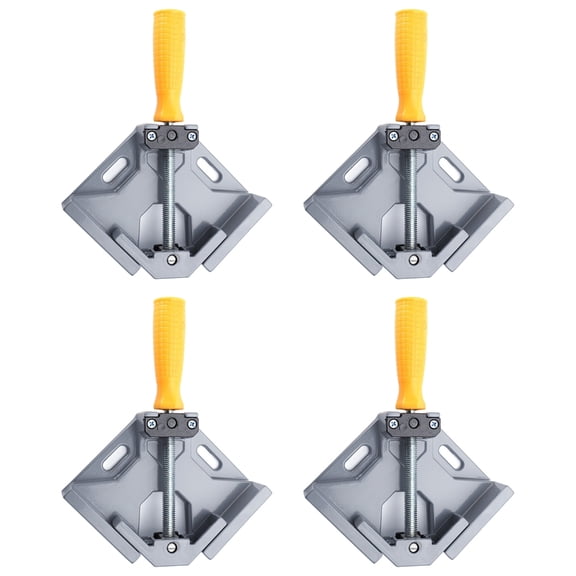 Convenient 90°Right Angle Clamp Fastener for DIY Woodworking Craft Strong Swing Jaw Corner Clamp Comfortable Handle