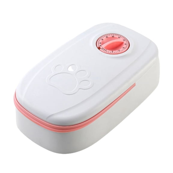 Convenient Automatic Pet Feeder Timed Feeding, for Small & Medium Pets 350ml Capacity, Programmable Timer Feeding