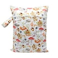 thumbnail image 1 of Convenient & Baby Diaper Bag Waterproof Wet Dry Nappy Storage Bag with Handle Zippers Bag for Busy Moms, 1 of 6