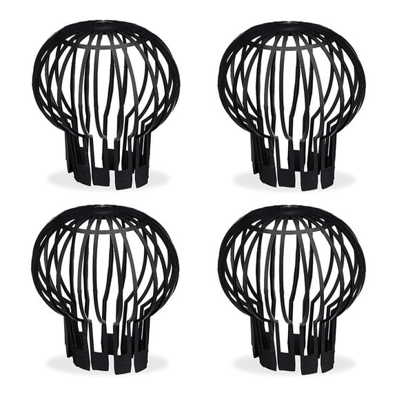 Convenient Black Flexible Downspout Filter Protector Cleaner Gutters Filter