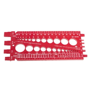 Bolt Nut Thread Checker Inch & Metric Thread Tester Bolt Gauges Metric Size Gauge Tester Measuring Tool KitsAccessories