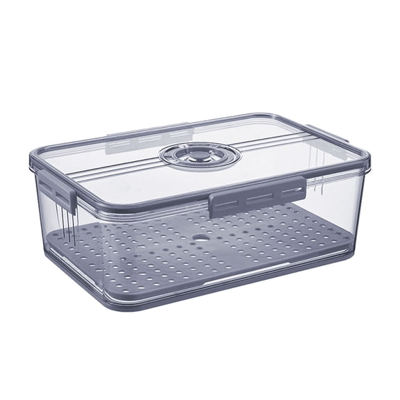 Convenient Bread Preservation Case Versatile Sealed Preservation Cases Fridge Drawer Storage Bin with Lid
