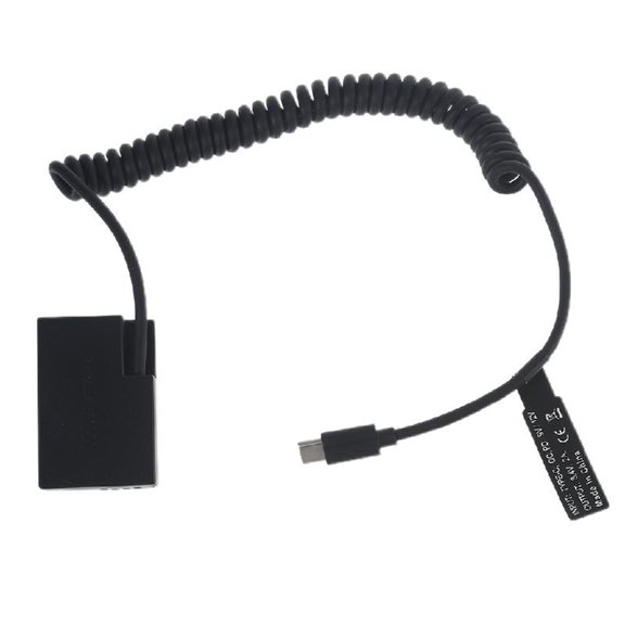Convenient Camera Power Cable Type-C to DR E18 Dummy Battery for RP 77D 800D