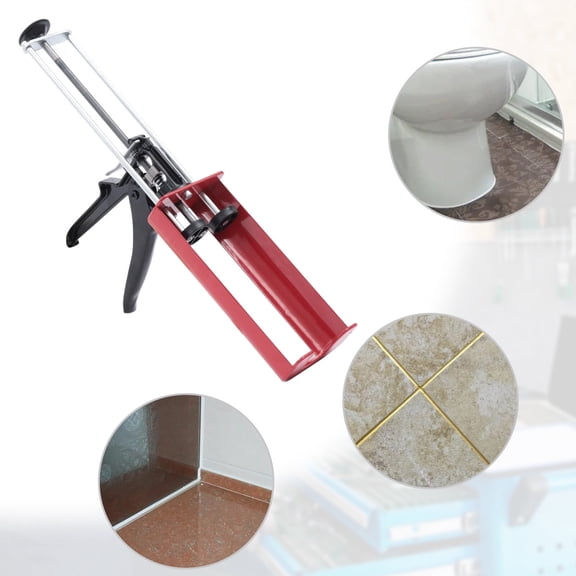Convenient Change Sealant Gun Caulking Sealer Seam Sealant Red For Door,Window,Sink and Joint Filling