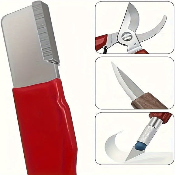 Convenient And Compact Sharpener Suitable For Small Travel Hunting Knife Sharpener Spring Sharpener Garden Scissors Good Helper Convenient Portable Sharpener Tool