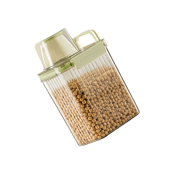 Convenient Container Sealing Rice Bucket Container with Lid Sealed Clear Grains Storage Box for Kitchen Use
