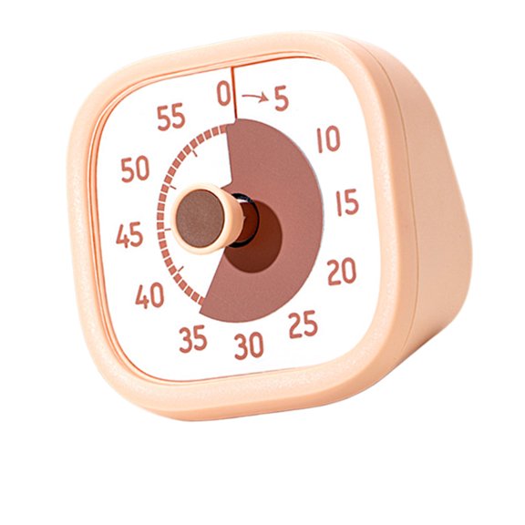 Convenient Countdowns Timer 60-Minutes Visual Timer Practical Time Management Tool For Home And Classroom Use