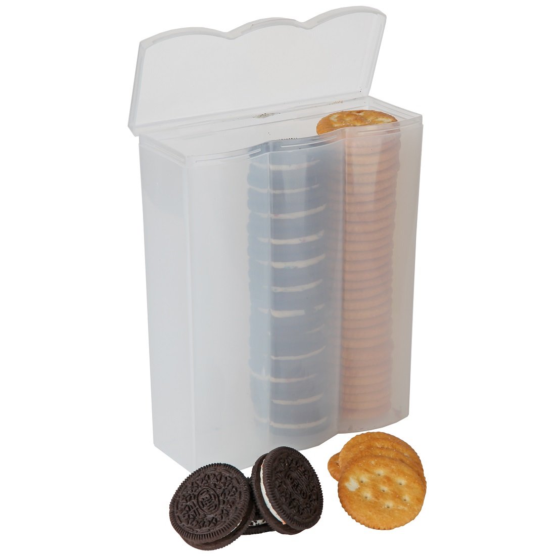 Cracker Proof Convenient Cracker & Cookie Keeper - Airtight Storage Containers ...