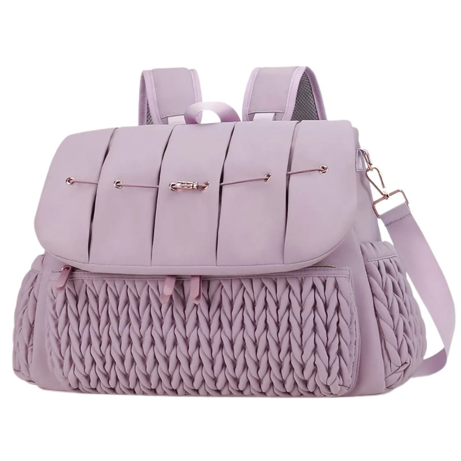Convenient Diaper Bag with Easy Conversion Mother Shoulder Bag Large Capacity Single Hand Bag Convertible Backpack