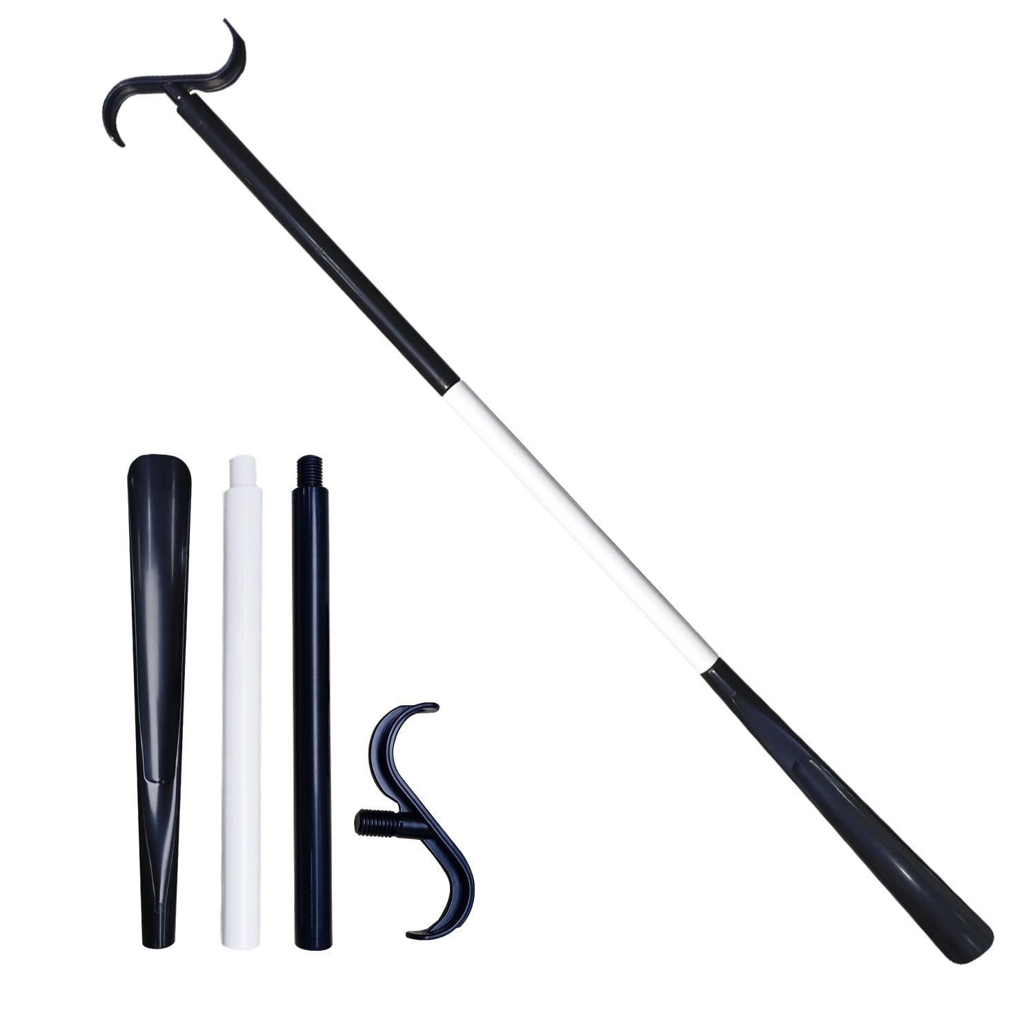 Convenient Dressing Stick Handicapped Auxiliary Shoehorn Twoinone Shoe Lifter