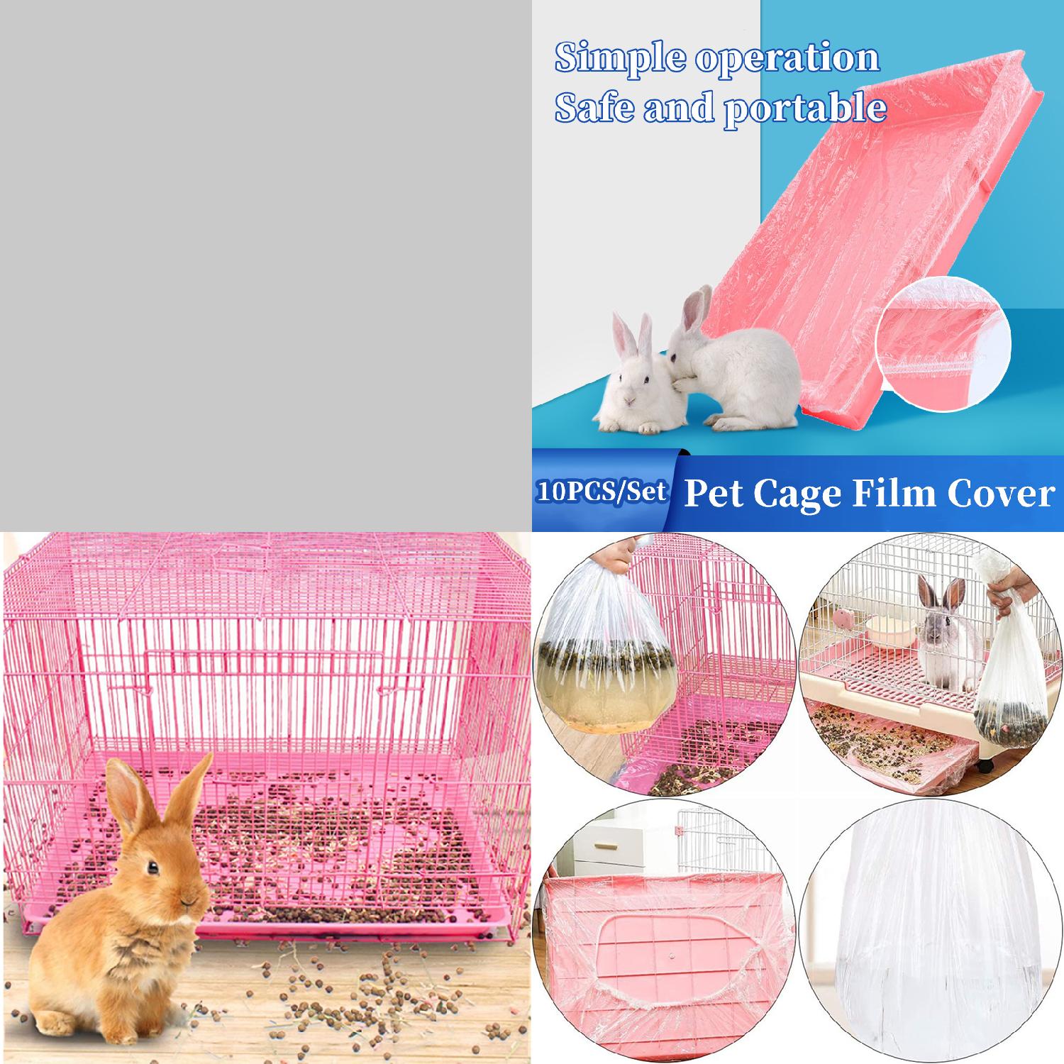 Convenient Durable and HighAbsorbency Disposable Rabbit Cage Liner Easy Cleaning Bunny Cage