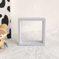thumbnail image 1 of Convenient Earring Storage Box Exhibition Boxes Women Square PE Film Jewelry Storage Box Plastic Boxes Storage Container white 7x7x2cm, 1 of 6