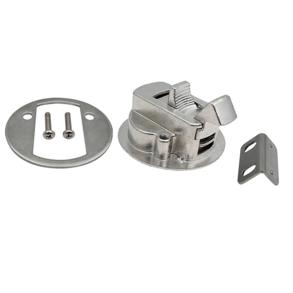 Marine Steel Boats Floor Lock Corrosion Resistant Round Lock Essential Deck Lifting Hardware Simple Install for Boats