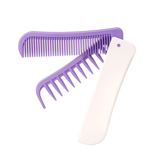 Convenient Folding Comb Wide Tooth DesignsUnisex Hair Combs Styling Accesories for Everyday Use and Travel