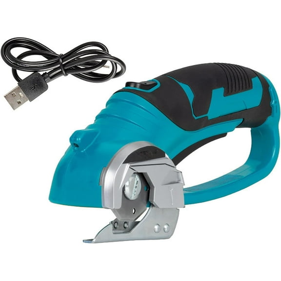 Convenient Heavy Duty 4v Cordless Rechargeable Electric Scissor for Cardboard and Boxes, Power Card Board Box Cutter with LED Lighting, Handheld Electric Cutter for Crafts, Sewing, Shears