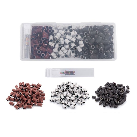 Convenient Home Manicure Sand Polishing Heads Sanding Cap Bands Keep Your Nails Beautiful and Healthy