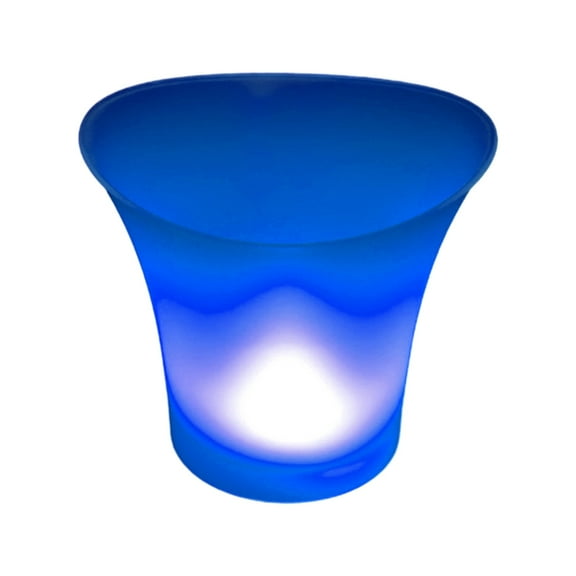 Convenient LED Ice Buckets Easy to Ice Barrels Glowing Ice Tub Wine Ice Kegs PP for Entertaining