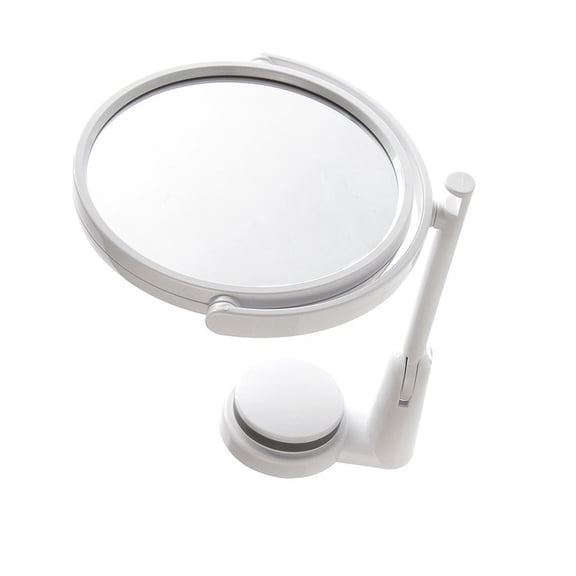 UKCOCO Bathroom Wall Round Mirror Acrylic 1Set 6.9*4.1In