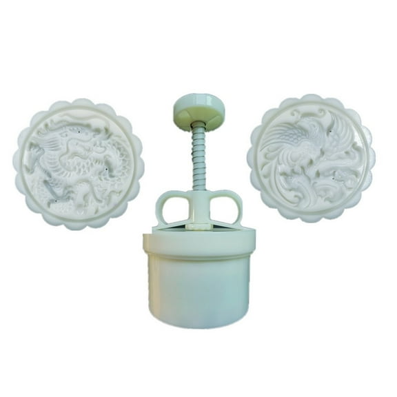Convenient Mooncakes Making Molds Phoenixes Dragon Pastries Decorations Maker