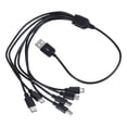 Convenient Multi Port Charging Cord USB Splitter Cable with 3 USB 5Pin ...