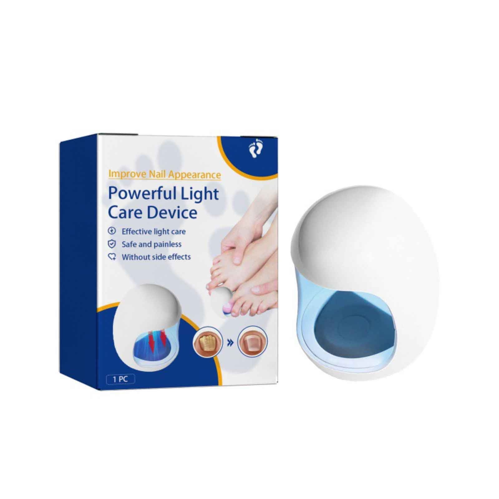 Convenient Nail Care Device Non Invasive Cleansing Easy To Operate Blue