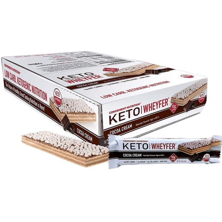 Convenient Nutrition Keto WheyFer Protein Bars - Cocoa Cream (10 Bars)