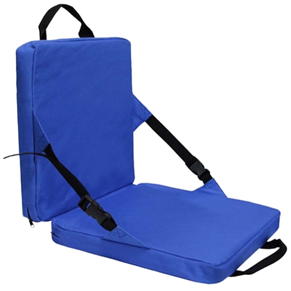 FONDOTIN Durable Outdoor Chair Cushion in Blue Perfect for Camping and Picnics