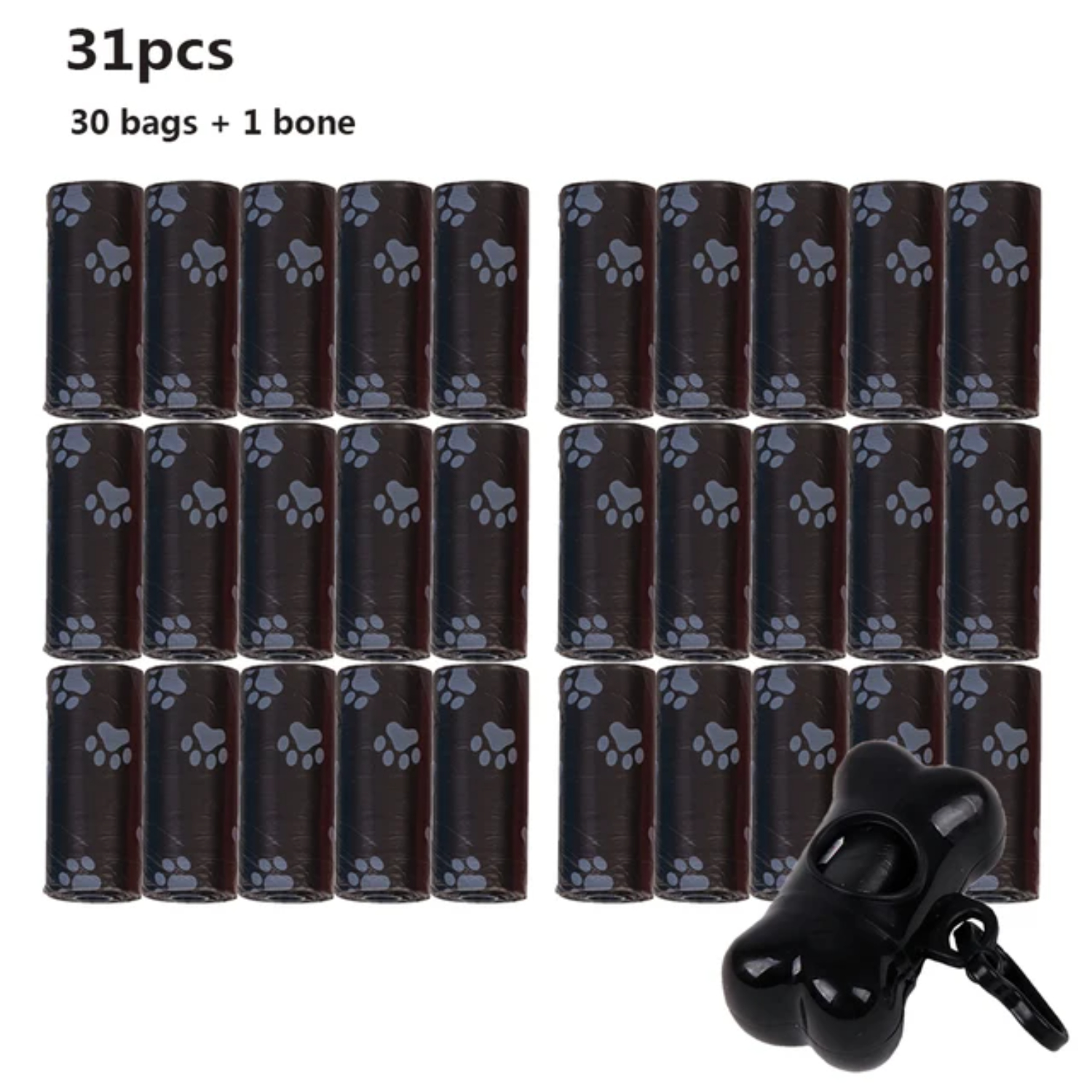 Convenient Portable Essential Outdoor Pet Supplies 30 Rolls of