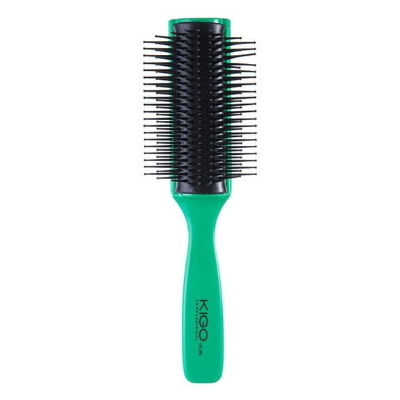 Convenient Round Hair Brush with Comfortable Grip Lightweight Hair Brush for Different Hair Types and Easy Cleaning