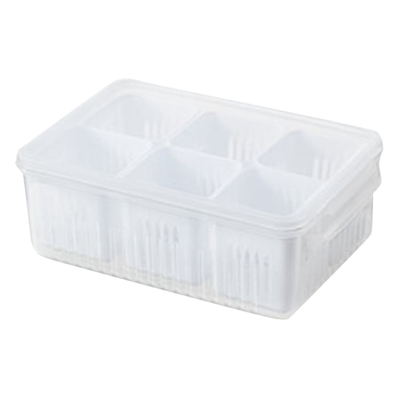 And Convenient Scallion Preservation With Lid Divided Scallion Refrigerator Preservation Scallion Garlic Fruit And Vegetable Food Belt Airtight Containers Pantry Organization And Storage Kitchen