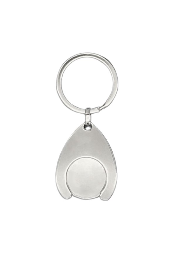 Convenient Shopping Cart Coin Keychain with Trolley Pattern Key Chain for Supermarket Trolleys Bags