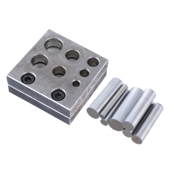 Convenient Steel Hole Puncher with Hole Positions Jewelry Disc Cutter Supplies Practical Jewelry Making Tool Equipment
