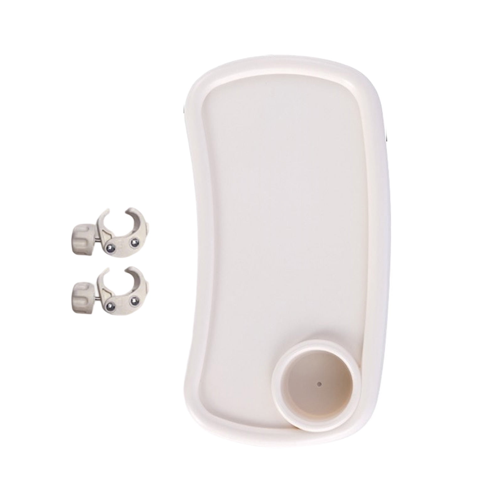 Convenient Strollers Feeding Tray ABS Plastic Strollers Cup Holder Snacks Tray Design Easy to Clean For Active Parents