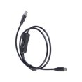 Convenient Switching Control Power Cord USB3.0 to USB C Extension Cable ...
