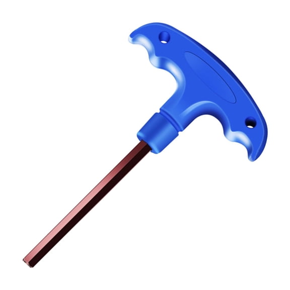 Convenient T-Handle Hexagonals Wrench Tool Long Handle Hex Key Wrench Rubber Handle for Tightening and Loosening Tool