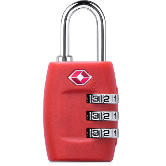 Convenient Travel Lock Shatter Resistant Construction Combination Lock For Frequent Flyers And Family Vacations