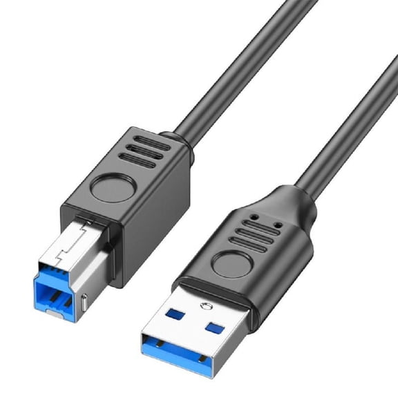 Convenient USB3.0 to USB B Printer Cable Cord Compatible for Printers, Scanners, Keyboards Solid Constructions