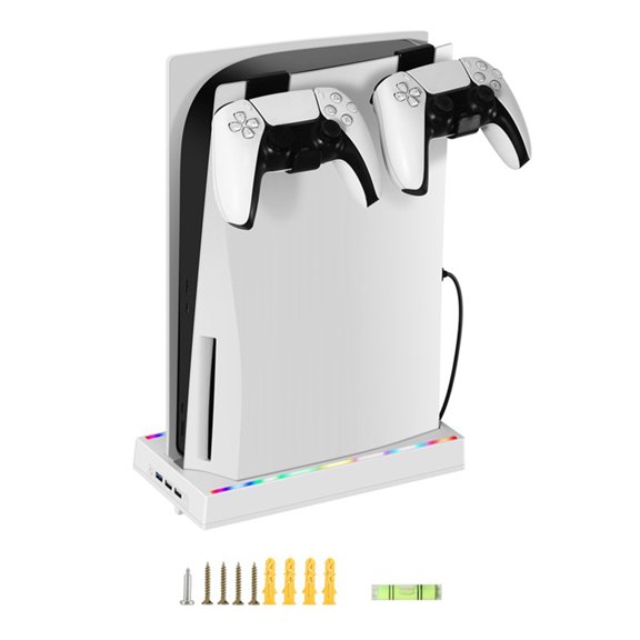 Convenient Wall Mount Set Securely Hangs Console & Enhances Gaming Experience
