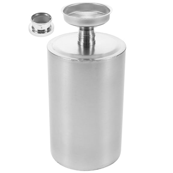 Metal Hip Flask Portable Flasks for Men Drink Shakers Cocktail Bottle Man Silver