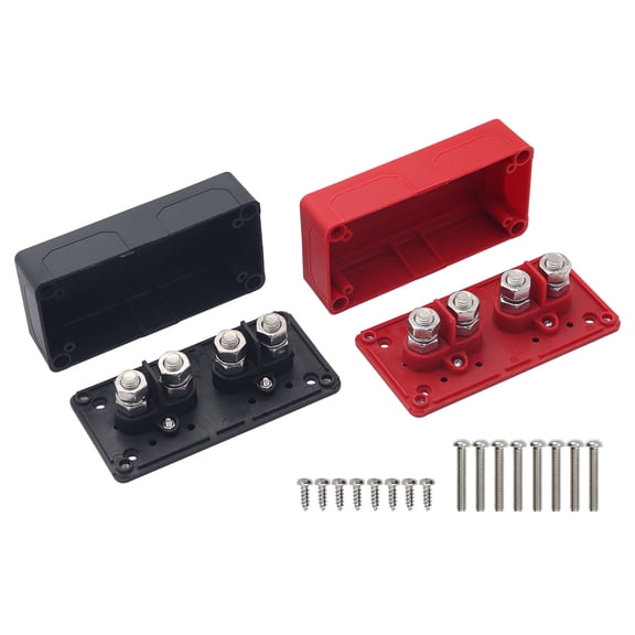 Convenient Wiring Solution for Vehicles 200Amp Terminal Board Bus Box Suitable for Car Boat & Simple Installs