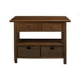 thumbnail image 1 of Convenient Wooden Kitchen Cart With Storage Drawers Brown - Saltoro Sherpi, 1 of 7