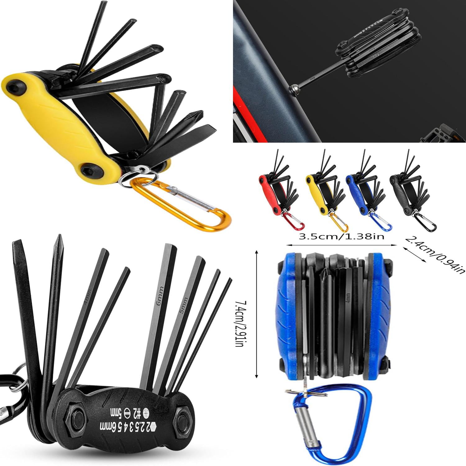 Convenient efficient and versatile folding metric handy multi-tool