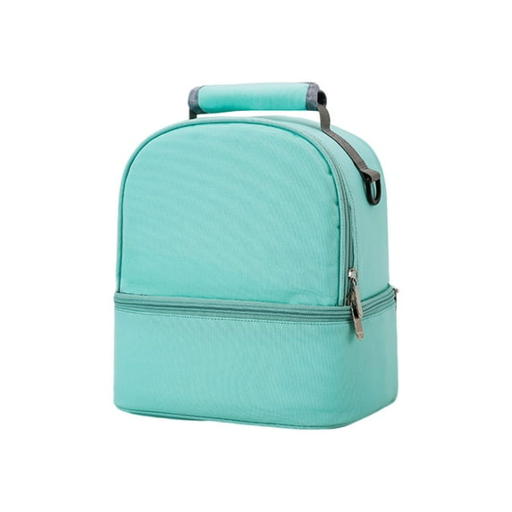 Convenient for Bottles, Mom Baby Double Layer Storage Bag, Portable Fresh-Keeping Breast Milk Bag for Maternity Use, Green