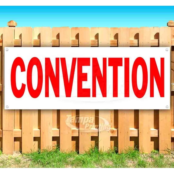 Convention 13 oz Vinyl Banner With Metal Grommets