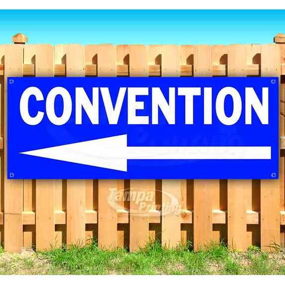 Convention 13 oz Vinyl Banner With Metal Grommets