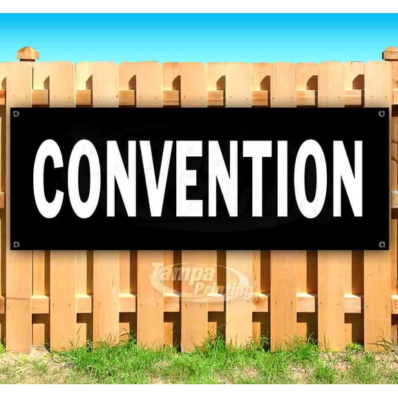 Convention 13 oz Vinyl Banner With Metal Grommets