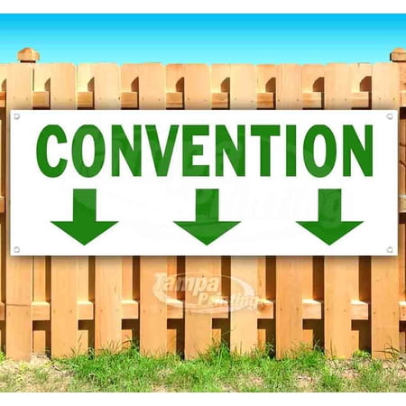 Convention 13 oz Vinyl Banner With Metal Grommets