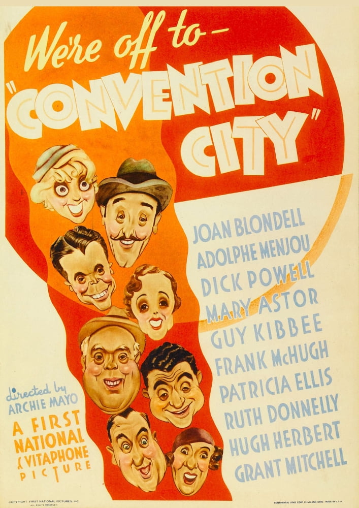 Convention City Canvas Art -  (11 x 17)