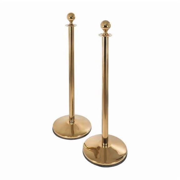 Ball Top Rope Post,41inH,Sloped,PK2 CP50S-PB1-2PK