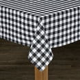 thumbnail image 1 of Conventry Black Buffalo Check 100% Cotton Tablecloth 60"X104", 1 of 5